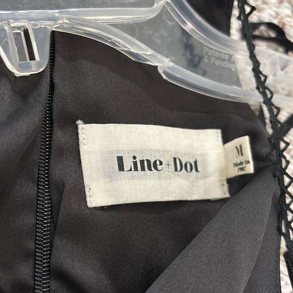 Line + Dot black pleated dress M - Picture 6 of 8